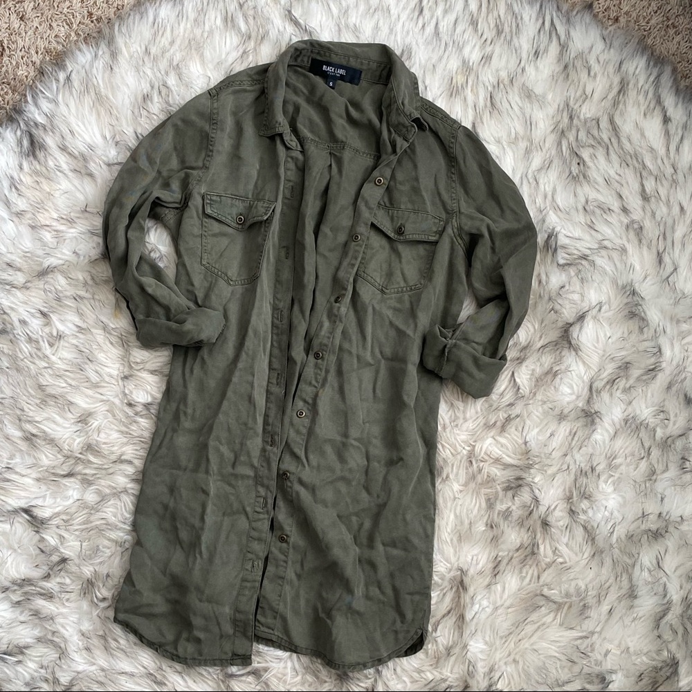 Army Green Button-up Tunic (fall must have! 🍁)